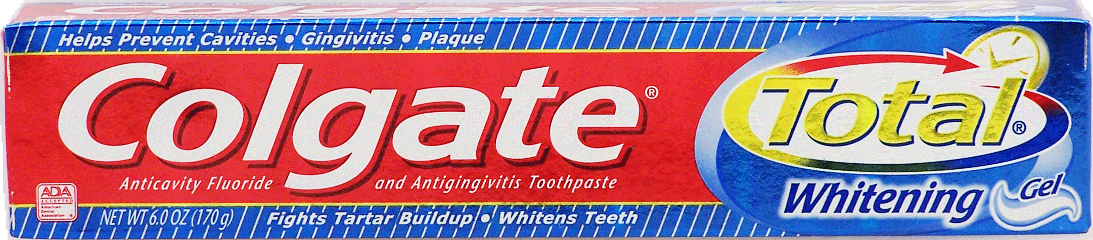 Colgate&nbsp;Total&nbsp;whitening anticavity/antigingivitis toothpaste gel Full-Size Picture